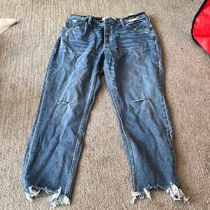 A&F curve love mom jean high rise